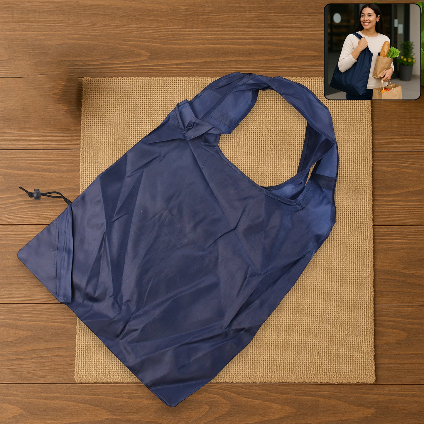 7737 Reusable Grocery Bags - Reusable Bags With Handles - Washable Reusable Shopping Bags Foldable