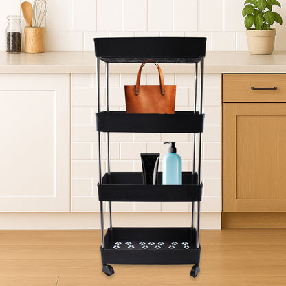 Movable Storage Rack Trolley