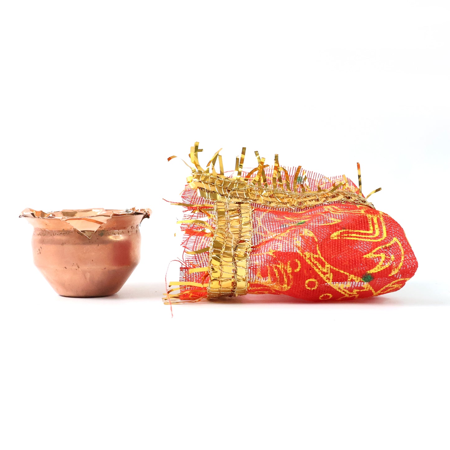 Vastu Kalash Pooja Decorative Copper-style Kalash - (1 Set)