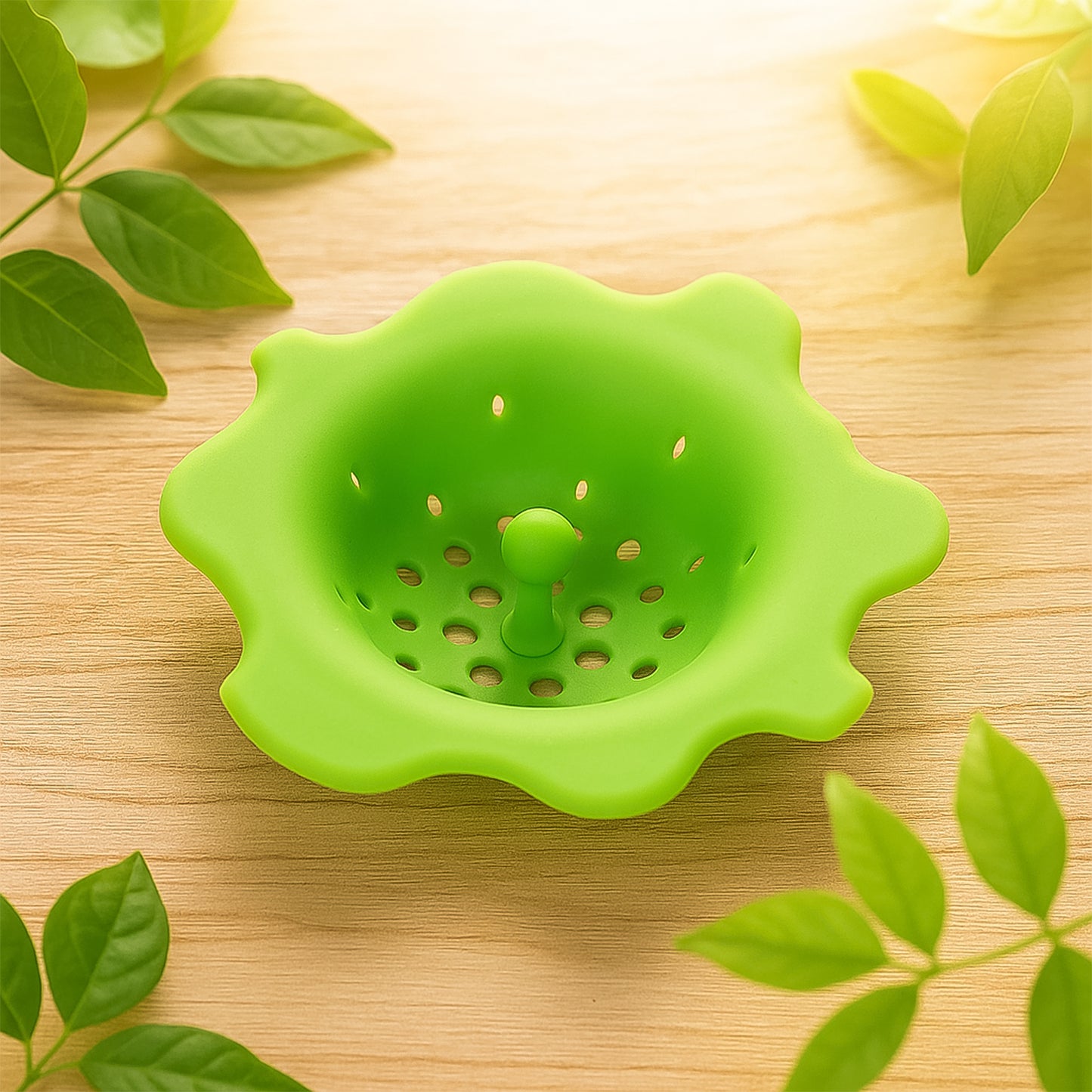 Flexible Silicone Sink Strainer  Drain Hair Catcher