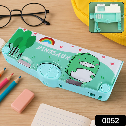 0052 Multifunctional Pencil Box For Kids Pencil Box For Boys Kids Pencil Box For Boys  Girls Magnetic Pencil Box For Boys Pop Up Pencil Box Space Theme Return Gifts For Kids (Space Pencil Box)