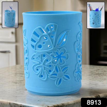 Pen Holder Office Desk Plastic Mesh Pen Stand (1 Pc)