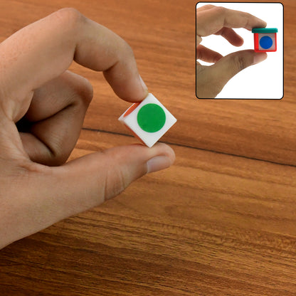Magic Colour Vision Dice Trick Toy (1 Set)