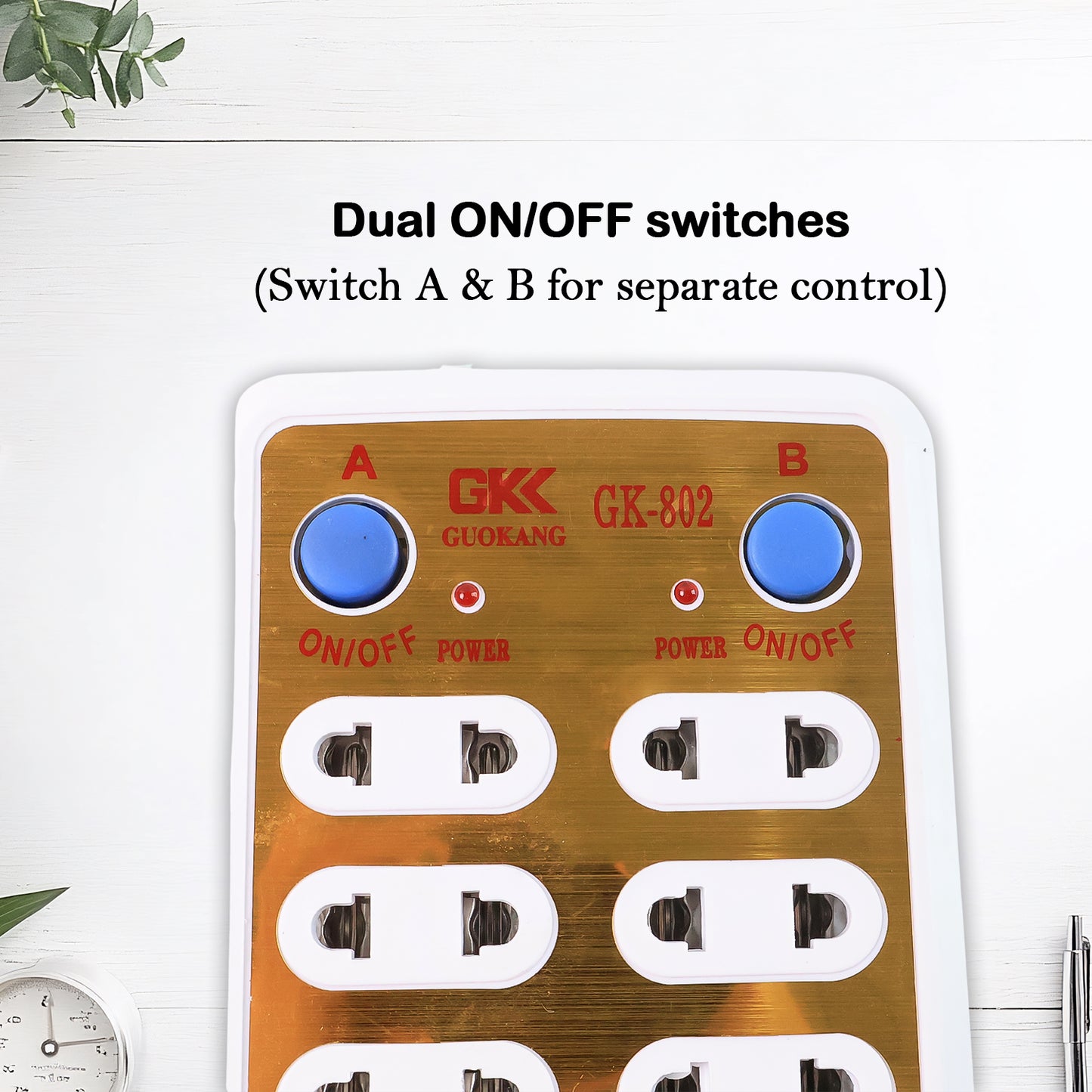 7422 Extension Board 220v 10 Way Extension Board