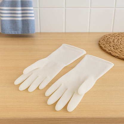 Medium Reusable Household Cleaning Gloves - (2 Pc  Set)