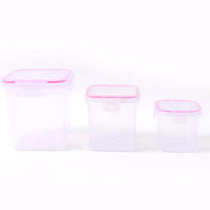 Kitchen Storage Container Set Of 3 Pcs (250 500 1000 Ml)