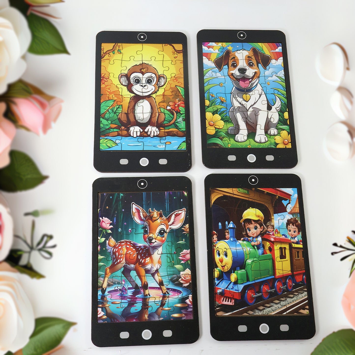 Kids Mini Cartoon Jigsaw Puzzle  1 Pc Mix Design