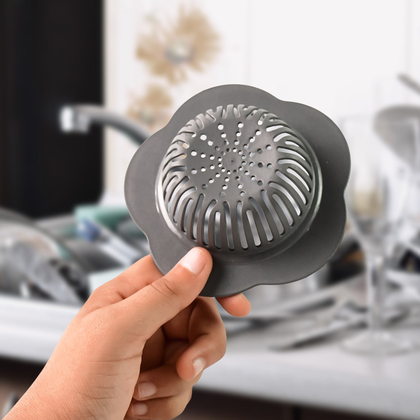 1 Pc Durable Plastic Sink Strainer (1 Pc)