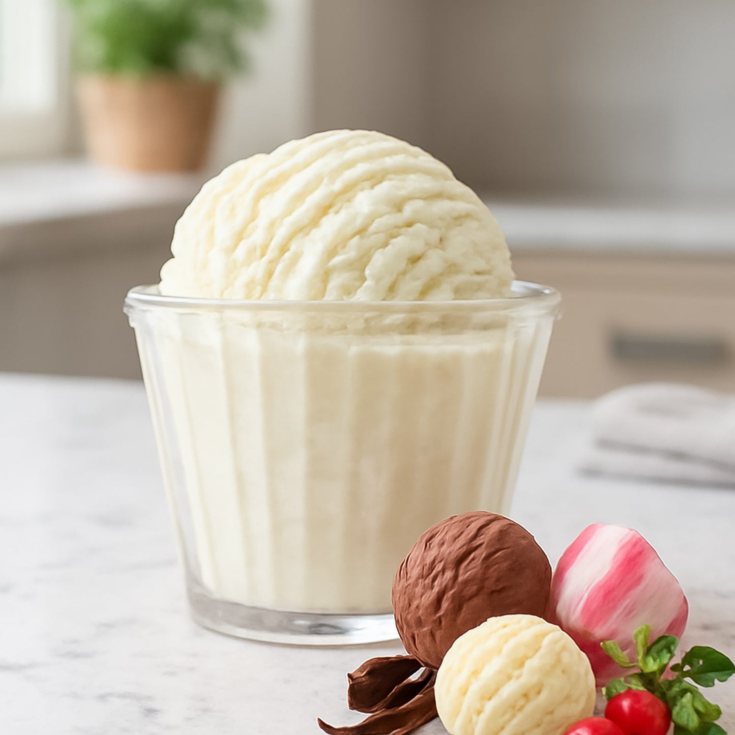 Premium Transparent Plastic Dessert Bowl Set  6 Pieces