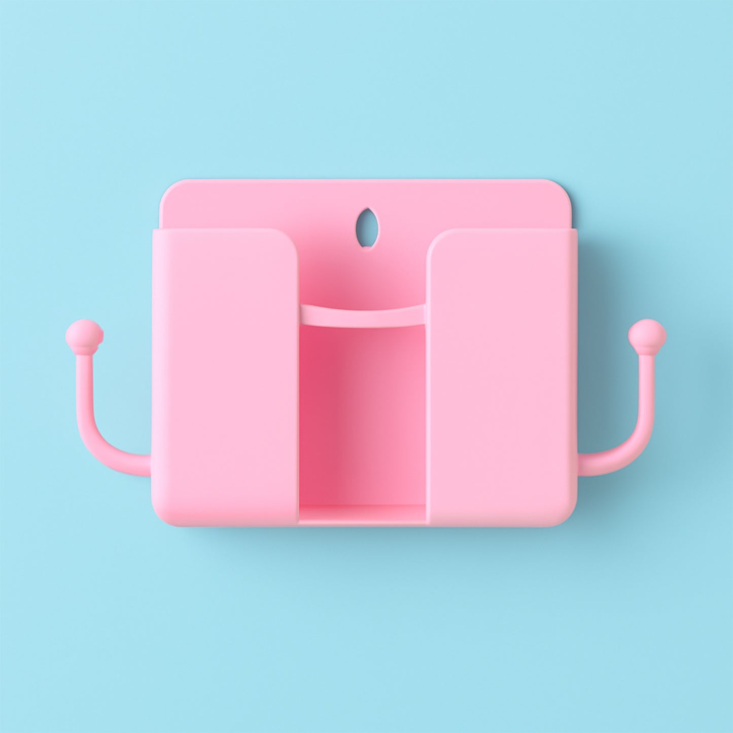 1 Pc Blue Wall Mount Mobile Stand With Hook