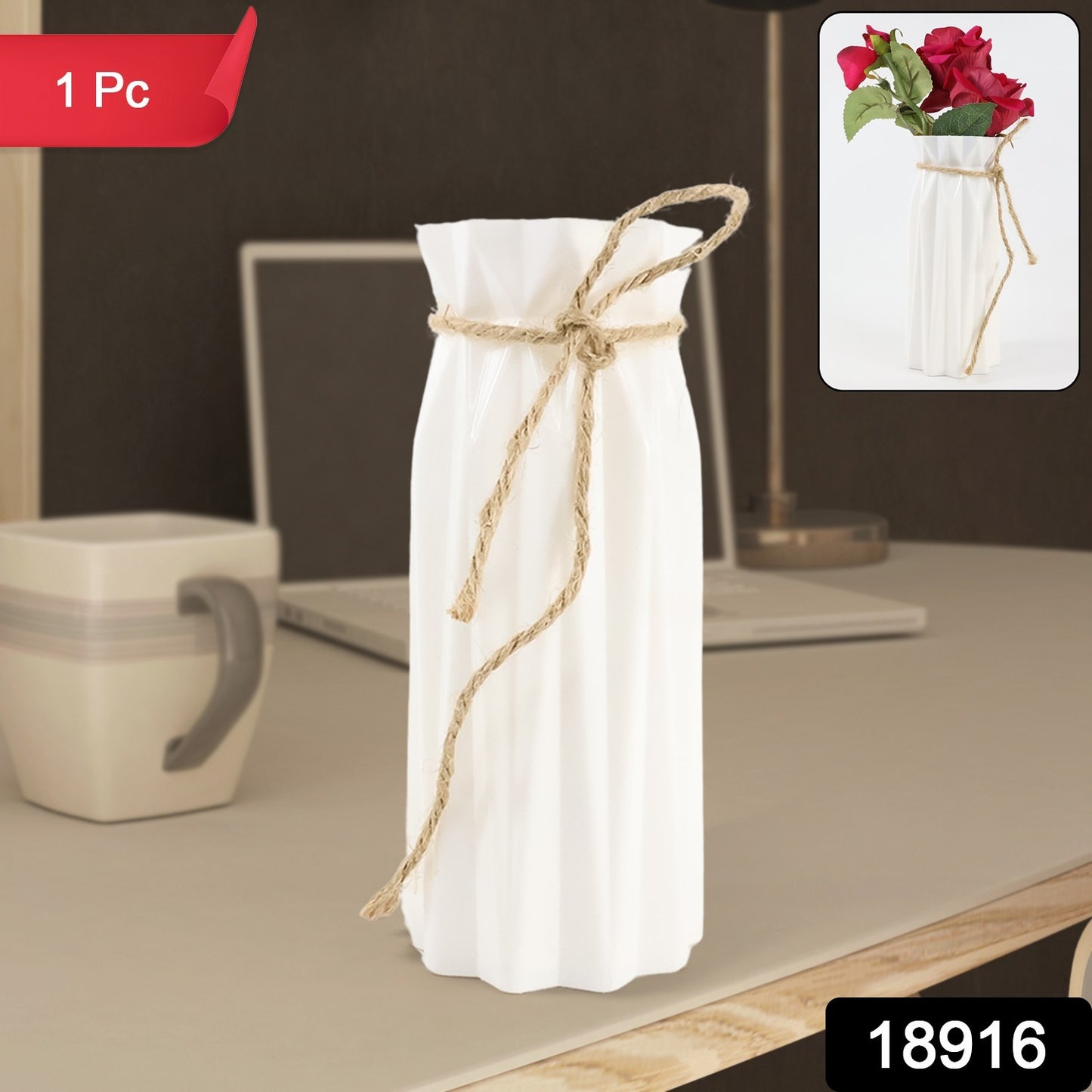 Plastic Vase  Pot - Elegant Design-ideal Gift For Friends And Family (1 Pc)
