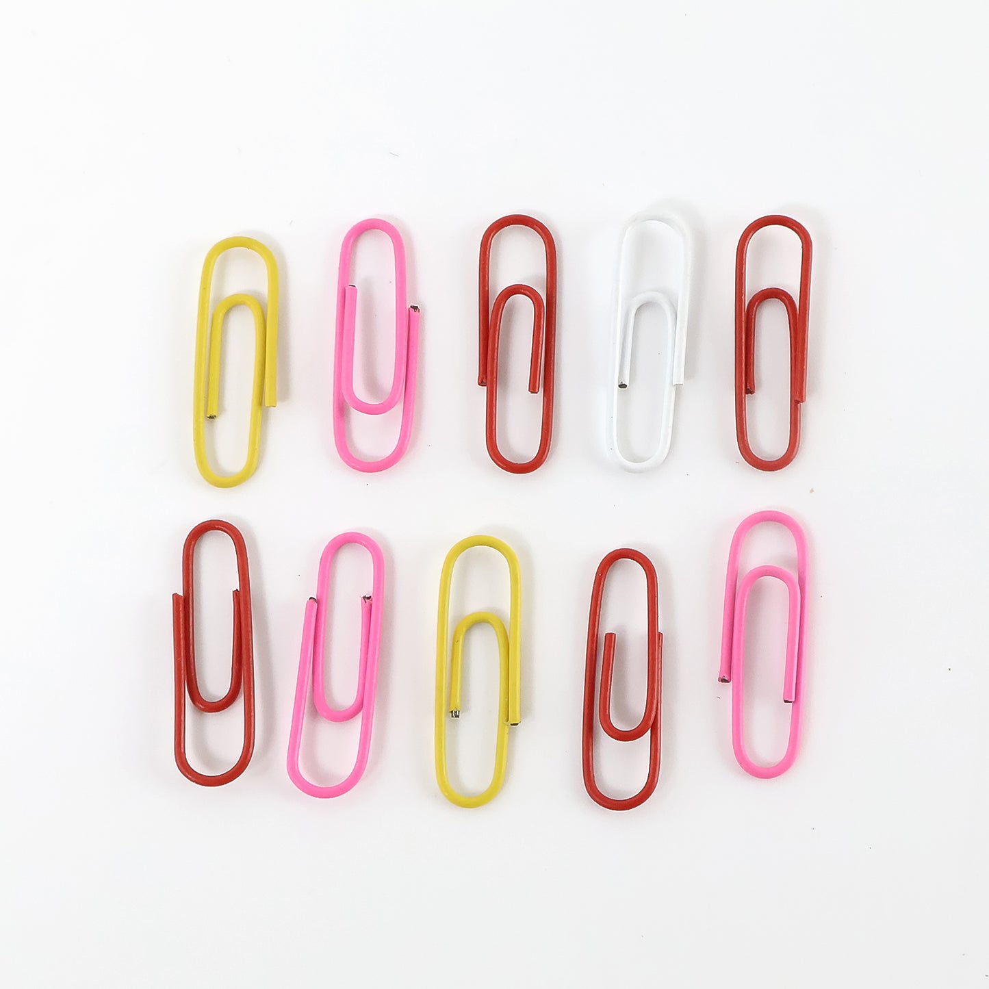 Vinyl-coated Paper Clips - (10 Pc  Set)