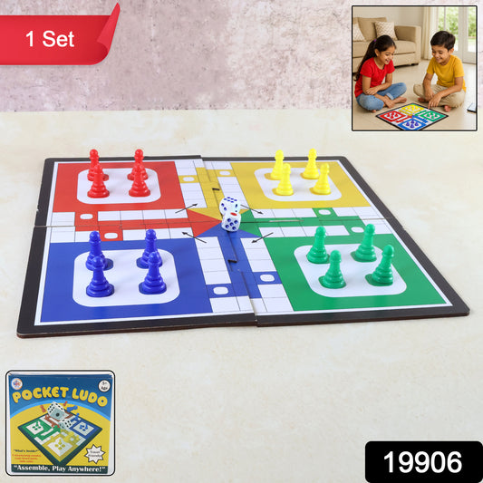 Pocket Ludo Travel Board Game - (1 Set)