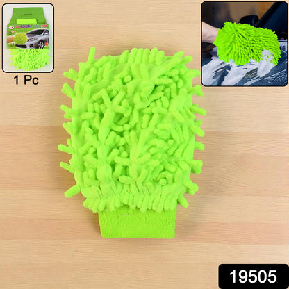 Microfiber Car Wash Glove Mitt For Carbikehome  Surface
