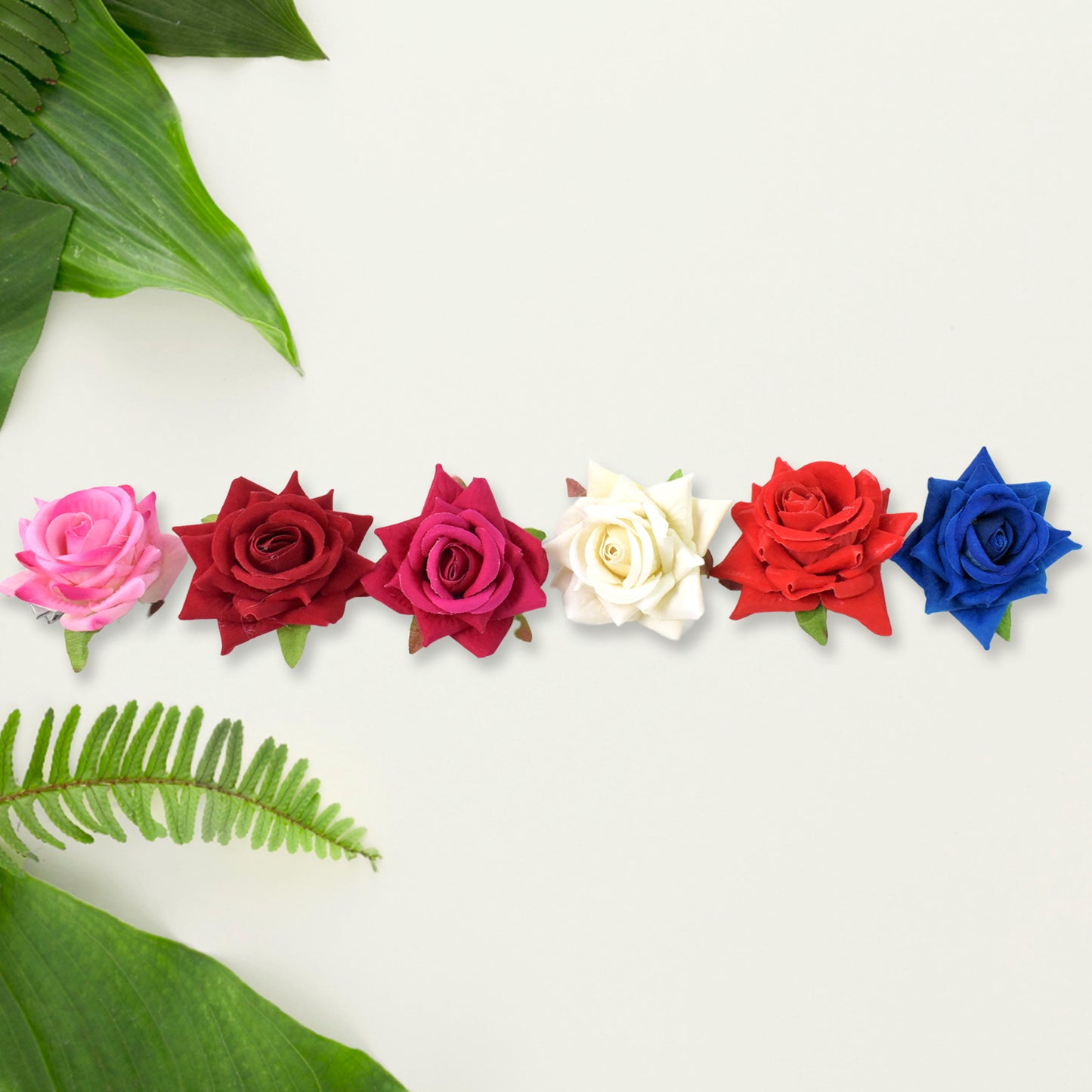 Colourful Flowing Flower Hair Pin (12 Pcs Set  Mix Color)