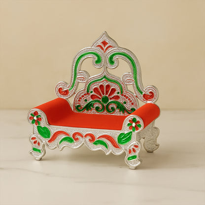 Plastic Decorative Small Singhasan For Laddu Gopal Krishna Ji Or Ganesha Idol (1 Pc)