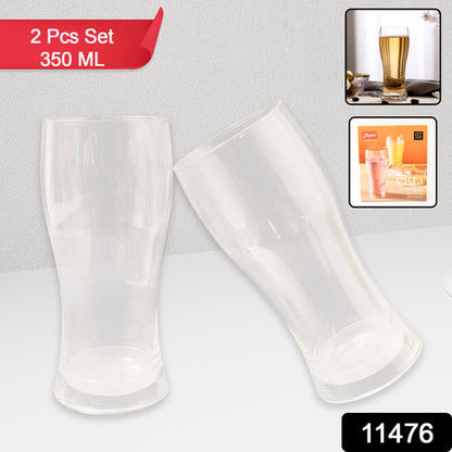 Apex Vista Unbreakable Pitcher Glass Set  350 Ml (Approx)  2-piece